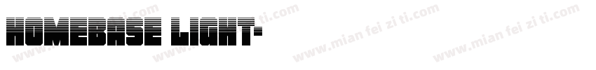 Homebase Light字体转换